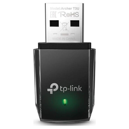 TP-Link Archer T3U AC1300 USB WiFi Adapter, Dual Band 2.4G/5G Wireless Adapter for PC/Desktop, MU-MIMO WiFi Dongle, USB 3.0, Compatible with Win11/10/8.1/8/XP & Mac OS X 10.9-10.14, Black | Archer T3U