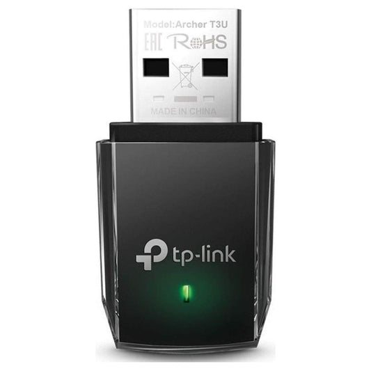 TP-Link Archer T3U AC1300 USB WiFi Adapter, Dual Band 2.4G/5G Wireless Adapter for PC/Desktop, MU-MIMO WiFi Dongle, USB 3.0, Compatible with Win11/10/8.1/8/XP & Mac OS X 10.9-10.14, Black | Archer T3U