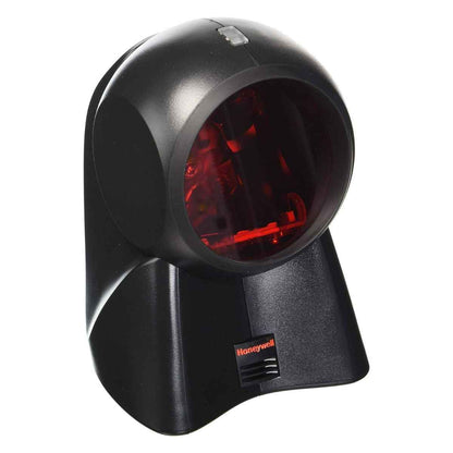 Honeywell MK7120 Laser Barcode Scanner, 4842 Lux Light Level, Reads Standard 1D & GS1 DataBar Symbologies, 20 Scan Line Omnidirectional Pattern, Black | MK7120