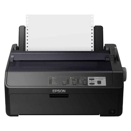 Epson FX-890II 9-Pin Dot Matrix Impact Printer, High-Speed Monochrome Printing, USB &amp; Parallel Connectivity, Heavy-Duty Continuous Forms Printer | C11CF37402