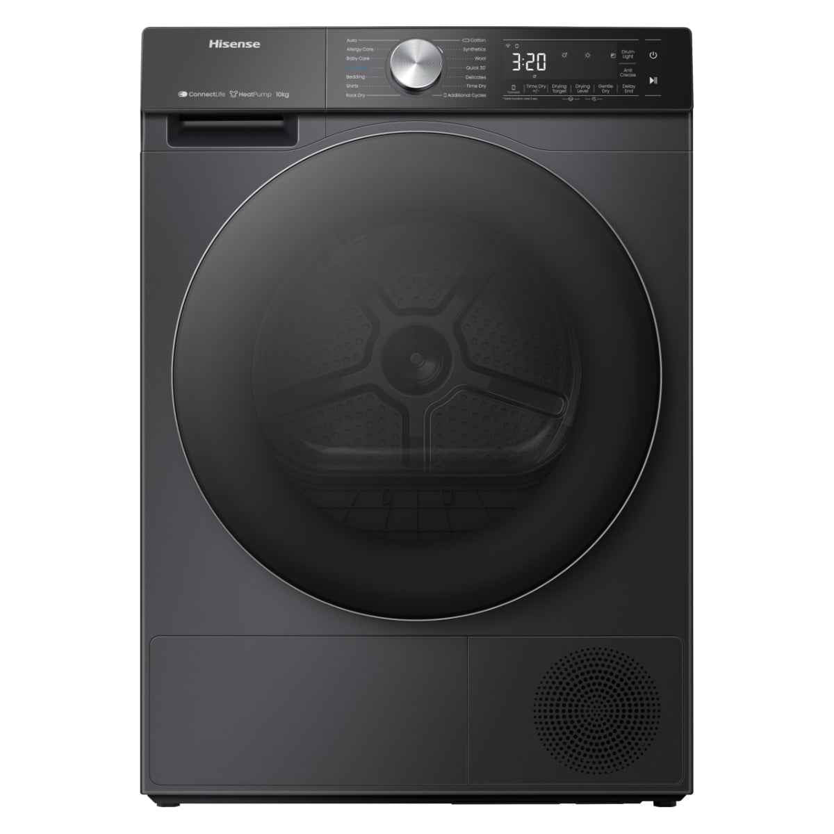 Hisense 5S Series DH5S102BB – 10kg Heat-Pump Tumble Dryer (Black)