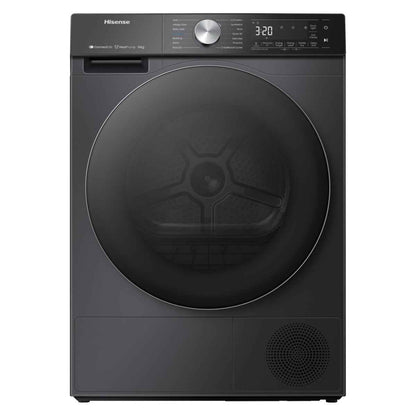Hisense 5S Series DH5S102BB – 10kg Heat-Pump Tumble Dryer (Black)