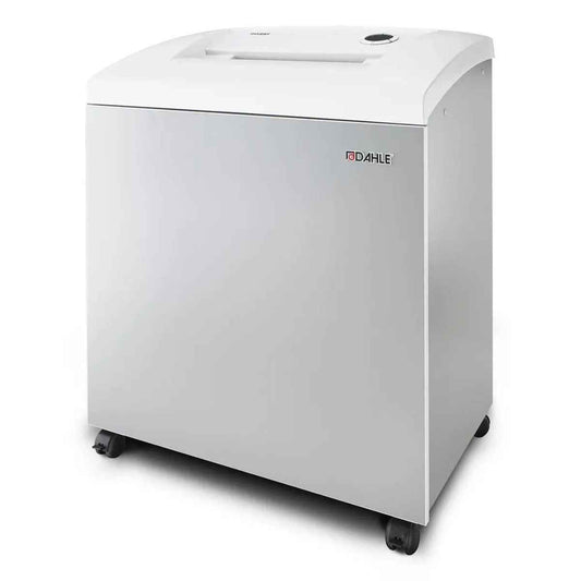 Dahle Departmental Shredder Model 714 | Cross-Cut | Heavy-Duty Professional Document Shredder | 1 × 4.7mm Cross-Cut | White | DHL 40534-04840
