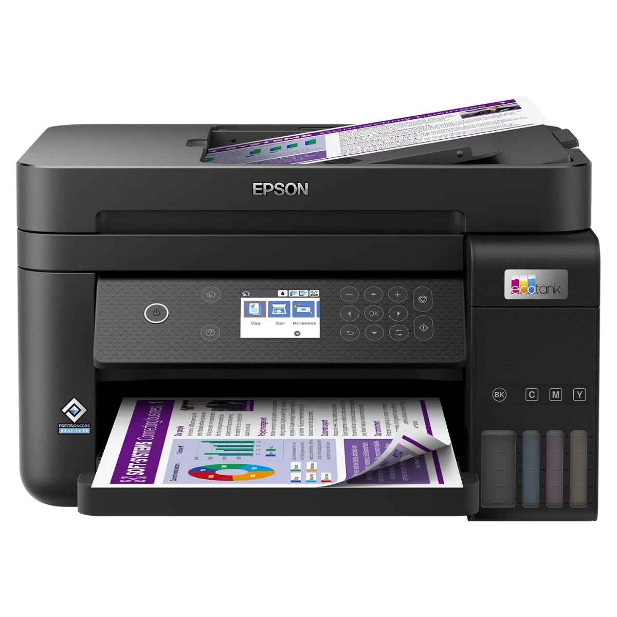 Epson EcoTank L6270 All-in-One (Print • Copy • Scan) – Ink-Tank, Duplex, ADF & WiFi, Offices & Homes Low-Cost, High-Volume Printing with Ink-Tank Efficiency and Full MFP Features