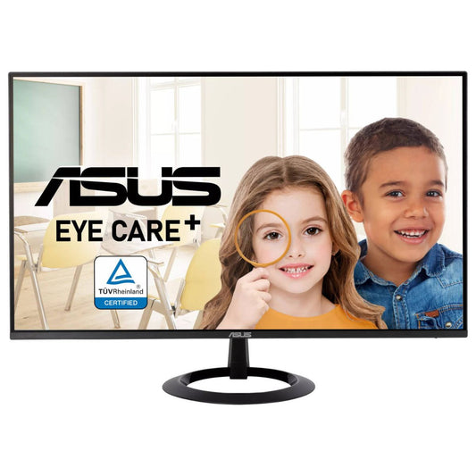 ASUS VZ24EHF Eye Care Gaming Monitor, 24" FHD IPS Display, 100Hz Refresh Rate, 1ms (MPRT) Response Time, 16.7m Color Display, Low Blue Light, Black | VZ24EHF