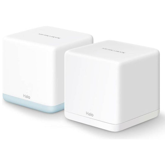 MERCUSYS Halo H32G AC1200 Whole Home Mesh Wi-Fi System, 2-Pack | Dual-Band Wi-Fi 5 | 867 Mbps + 300 Mbps | MU-MIMO | Beamforming | Access Point Mode | White