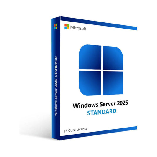Microsoft Windows Server 2025 Standard – 16 Core DSP OEI License, 64-Bit, English EP2-25187