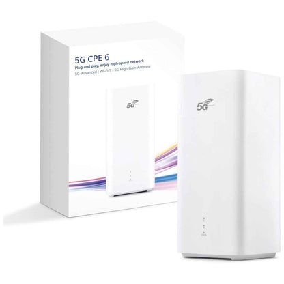 Brovi 5G CPE 6 H165 – 5G-A SIM Router, Wi-Fi 7 BE3600, 11.7Gbps, 2.5G LAN/WAN