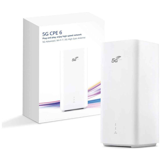 Brovi 5G CPE 6 H165 – 5G-A SIM Router, Wi-Fi 7 BE3600, 11.7Gbps, 2.5G LAN/WAN