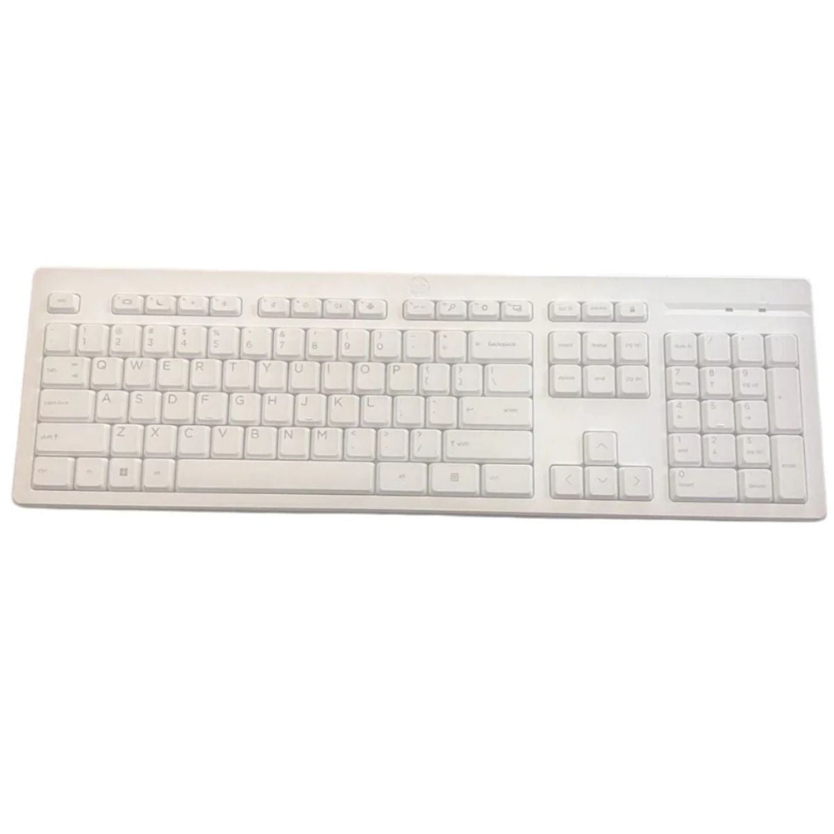 HP 125 Wired USB Keyboard – Comfortable, Durable Typing in White | M52961-L31