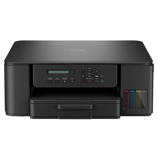 Brother DCP-T530DW Ink Tank Printer, 1200 x 6000 DPI, 16.0 IPM Print Speed, Auto 2 Sided Duplex Printing, Up to 150 Sheets Maximum Paper Capacity, WiFi, WiFi-Direct, USB 2.0, Black | DCP-T530DW