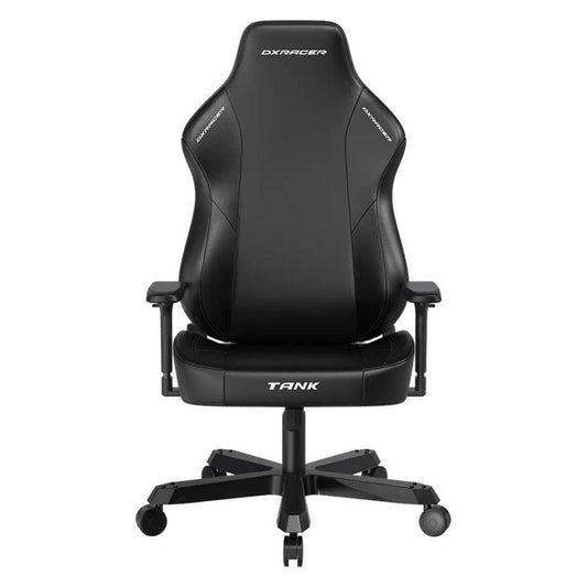 DXRacer Tank Series Gaming Chair, 4D Adjustable Armrests, Magnetic Headrest & Lumbar Support, PU-Coated Silent Casters, 90°~135° Back Recliner, Class 4 Hydraulics, XXL Size, Black | GC/XXLTM23LTA/N