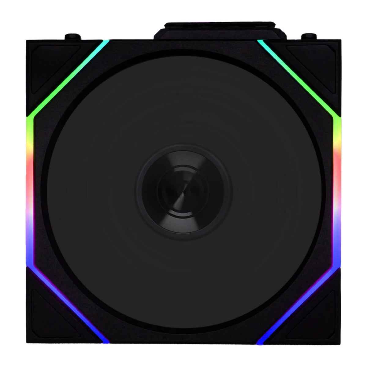 Lian-Li UNI FAN TL 120 Wireless Case Fan – 120mm, 2600 RPM, 90.1 CFM Airflow, FDB Bearing, Single Pack | Black / White