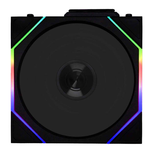 Lian-Li UNI FAN TL 120 Wireless Case Fan – 120mm, 2600 RPM, 90.1 CFM Airflow, FDB Bearing, Single Pack | Black / White