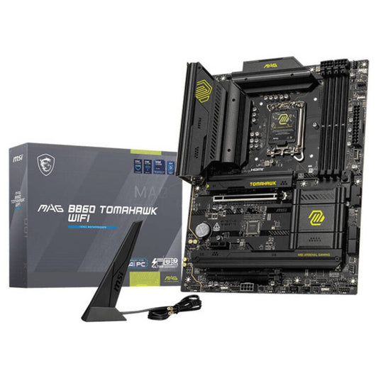 MSI MAG B860 Tomahawk WiFi ATX Motherboard – LGA 1851, DDR5, PCIe 5.0, WiFi 7 & Thunderbolt 4