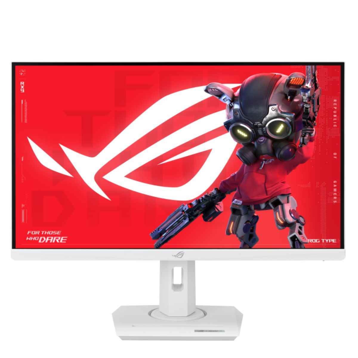 Asus ROG Strix XG27UCG-W Gaming Monitor, 27" Fast IPS Display, 4K UHD Resolution, 160Hz Refresh Rate, 1ms (GtG) Response Time, NVIDIA G-Sync Technology, Gaming AI, White