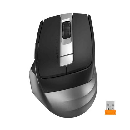 A4Tech FB35S Dual Mode Wireless & Bluetooth Mouse – Silent Click, 2000 DPI, Multi-Device, Grey
