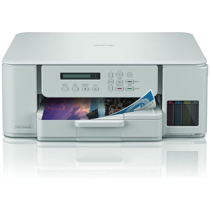 Brother Wireless All In One Ink Tank Printer, Automatic Duplex Print, Wireless & Mobile Print, Compact Design, White - DCP-T536DW