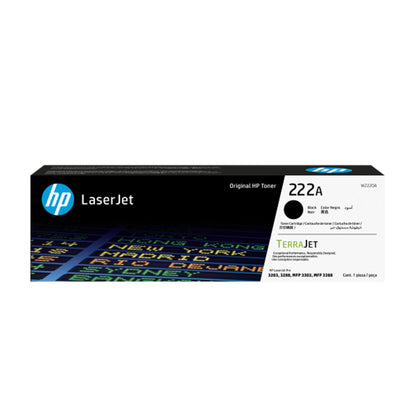 HP Original LaserJet 222A / 222 Series Toner Cartridges – Black / CMYK Options