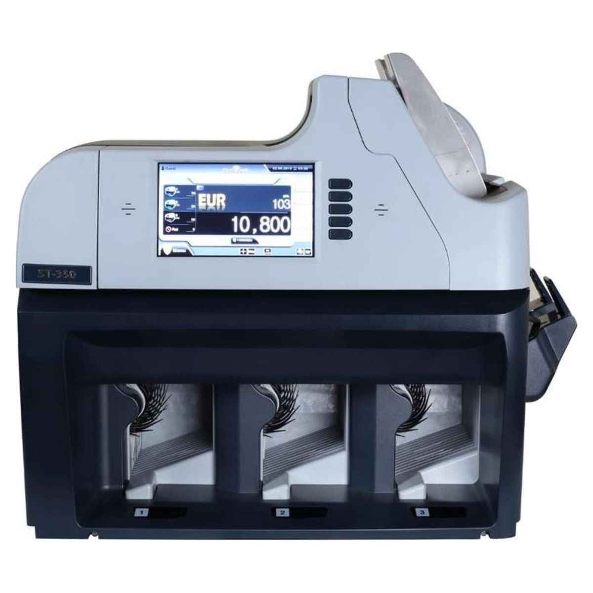 Hitachi ST-350, Money Counting Machine, 10 Currencies Currency, 7" Full color touch screen | ST-350