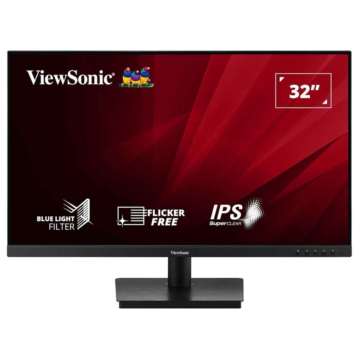 ViewSonic VA3209-2K-MHD Monitor – 32" QHD IPS Display, 75Hz, 4ms GtG, HDR10, Built-in Speakers (Black)