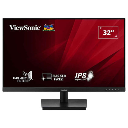 ViewSonic VA3209-2K-MHD Monitor – 32" QHD IPS Display, 75Hz, 4ms GtG, HDR10, Built-in Speakers (Black)