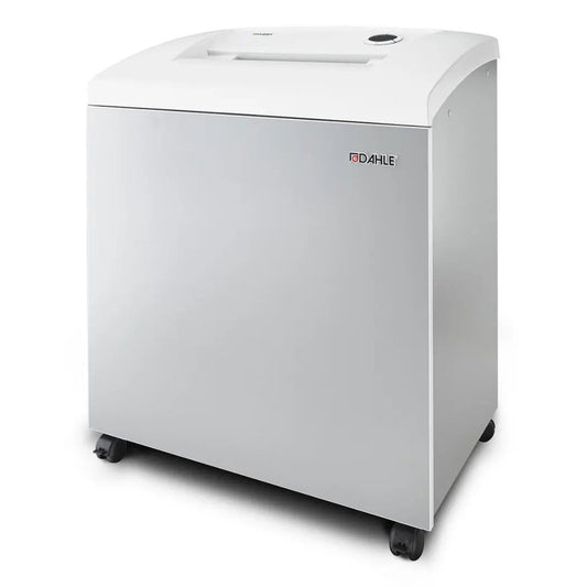 Dahle Departmental Shredder Model 716 | Cross-Cut | Heavy-Duty Professional Document Shredder | 1 × 4.7mm Cross-Cut | White | DHL 40634-05244