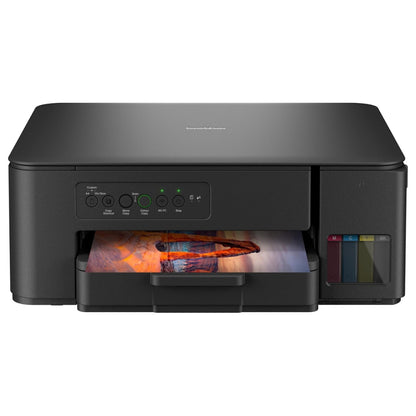 Brother DCP-T430W Ink Tank Printer, Up to 1200 x 6000 DPI Resolution, LED Display, Up to 16/9 IPM (Mono/Colour) A4 Print Speed, 128MB Memory Capacity, WiFi, WiFi-Direct, USB 2.0, Black | DCP-T430W