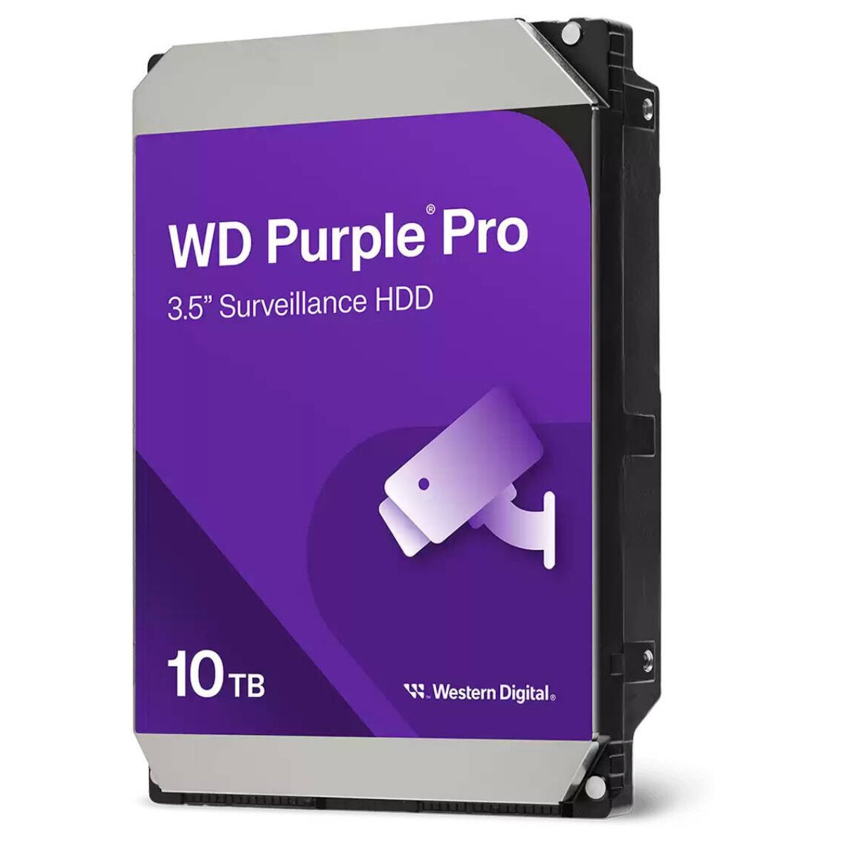 Western Digital WD Purple Pro 10TB Surveillance Hard Drive | 3.5-Inch SATA 6Gb/s | 7200 RPM | 512MB Cache | Up to 272MB/s | AllFrame AI | WD102PURP