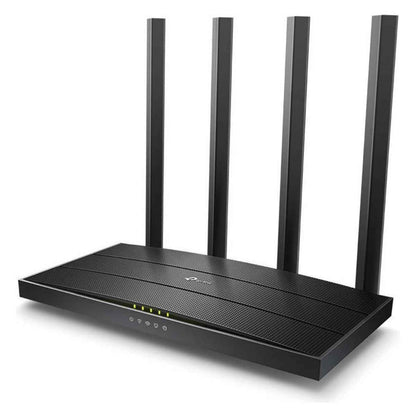 TP-Link Archer C6 AC1200 Dual Band Wi-Fi Router | Up to 1200Mbps Wireless Speed | WPA3 Security | Smart Roaming | MU-MIMO Technology | Black