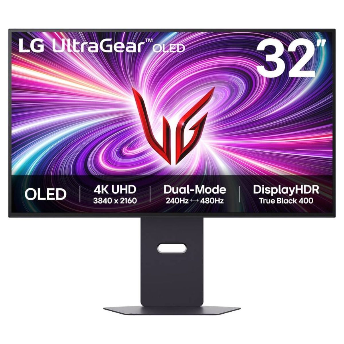 LG UltraGear Dual-Mode Gaming Monitor | 32" 4K UHD OLED | 240Hz | 0.03ms GTG | G-Sync | FreeSync Premium Pro | 32GS95UV-B