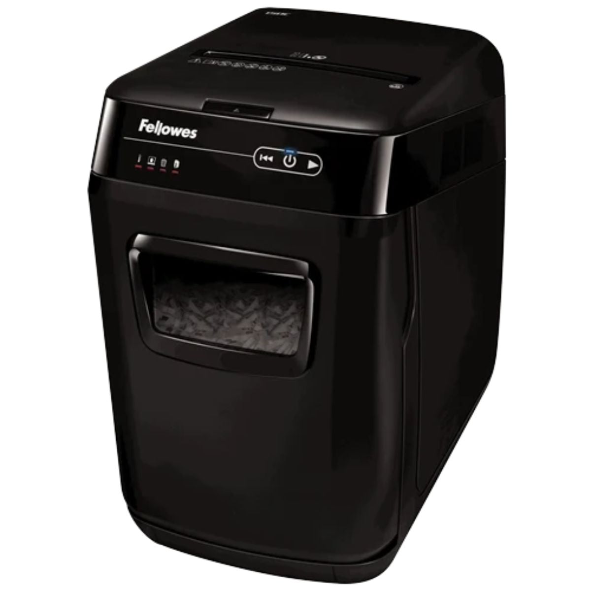 Fellowes AutoMax 150C Cross-Cut Paper Shredder | 150-Sheet Auto Feed | P-4 | 32L Bin | SilentShred | 4680001