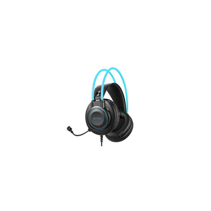 A4Tech FH200U Conference USB Over-Ear Headphone – DSP Stereo, 50mm Drivers, Noise-Cancelling Mic