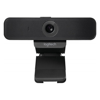 Logitech C925e Webcam with HD 1080p Camera and Built-In Stereo Microphones, Desktop or Laptop Webcam - Black