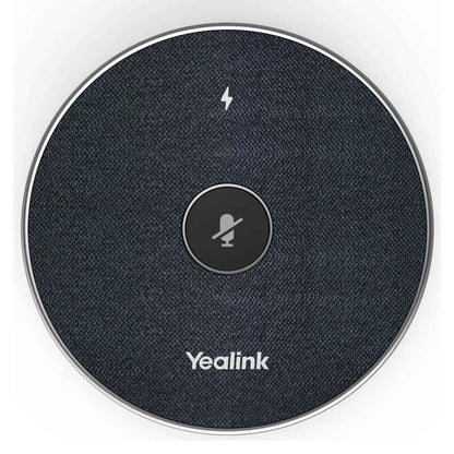 Yealink VCM36-W Wireless Video Conferencing Microphone | 360° Voice Pickup | Up to 20 ft Coverage | Expansion Microphone for Yealink Video Conferencing Systems | Gray | VCM36-W