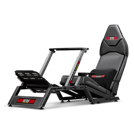 Next Level Racing F-GT Simulator Cockpit Gaming Chair – Dual Position Formula &amp; GT Racing Cockpit, Fully Adjustable, Seat Slider, Gear Shifter Support &amp; Lumbar Support Cushion, Black (NLR-S010)