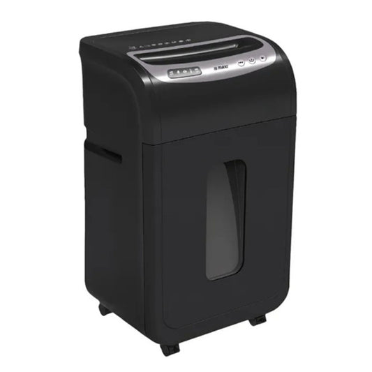 Maxi Cross Cut Shredder MX-DM180C – High Security Cross-Cut, 18-Sheet Capacity, 4×35mm Shred Size, 28L Bin, P-4 Security Level, Black