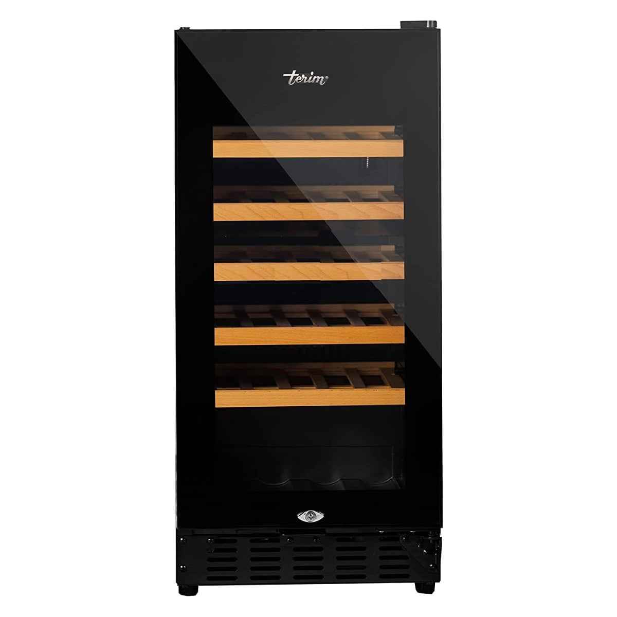 Terim Beverage Cooler TERBC76DZ – 76 Bottle Capacity / 225L, Dual-Temperature Zone, Black Finish Stylish, High-Capacity Beverage Storage for Homes, Bars & Lounges