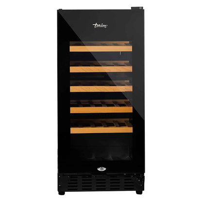 Terim Beverage Cooler TERBC76DZ – 76 Bottle Capacity / 225L, Dual-Temperature Zone, Black Finish Stylish, High-Capacity Beverage Storage for Homes, Bars & Lounges