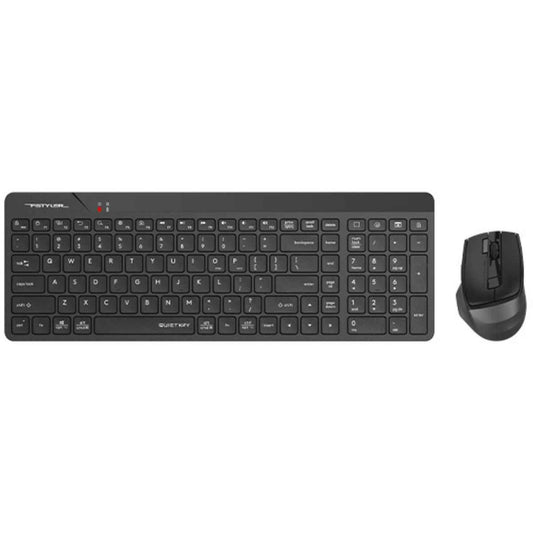 A4Tech FG2400 Air 2.4G Wireless Keyboard & Mouse Combo – QuietKey, Slim Design, Silent Operation