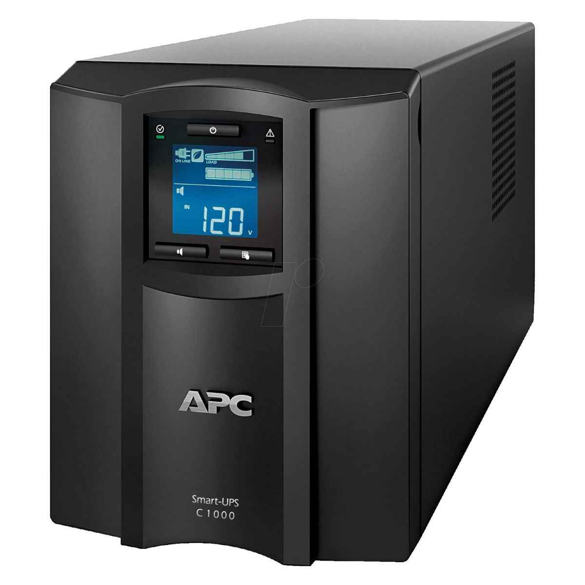 APC Smart-UPS SMC1000IC Tower UPS | 1000VA / 600W | LCD Display | SmartConnect Remote Monitoring | 230V Input/Output | 8× IEC C13 Outlets | Black