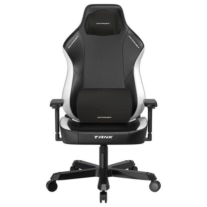 DXRacer Tank Series Gaming Chair, 4D Adjustable Armrests, Magnetic Headrest & Lumbar Support, PU-Coated Silent Casters, 90°~135° Back Recliner, Class 4 Hydraulics, XXL Size, Black, Black/White, Black/Red