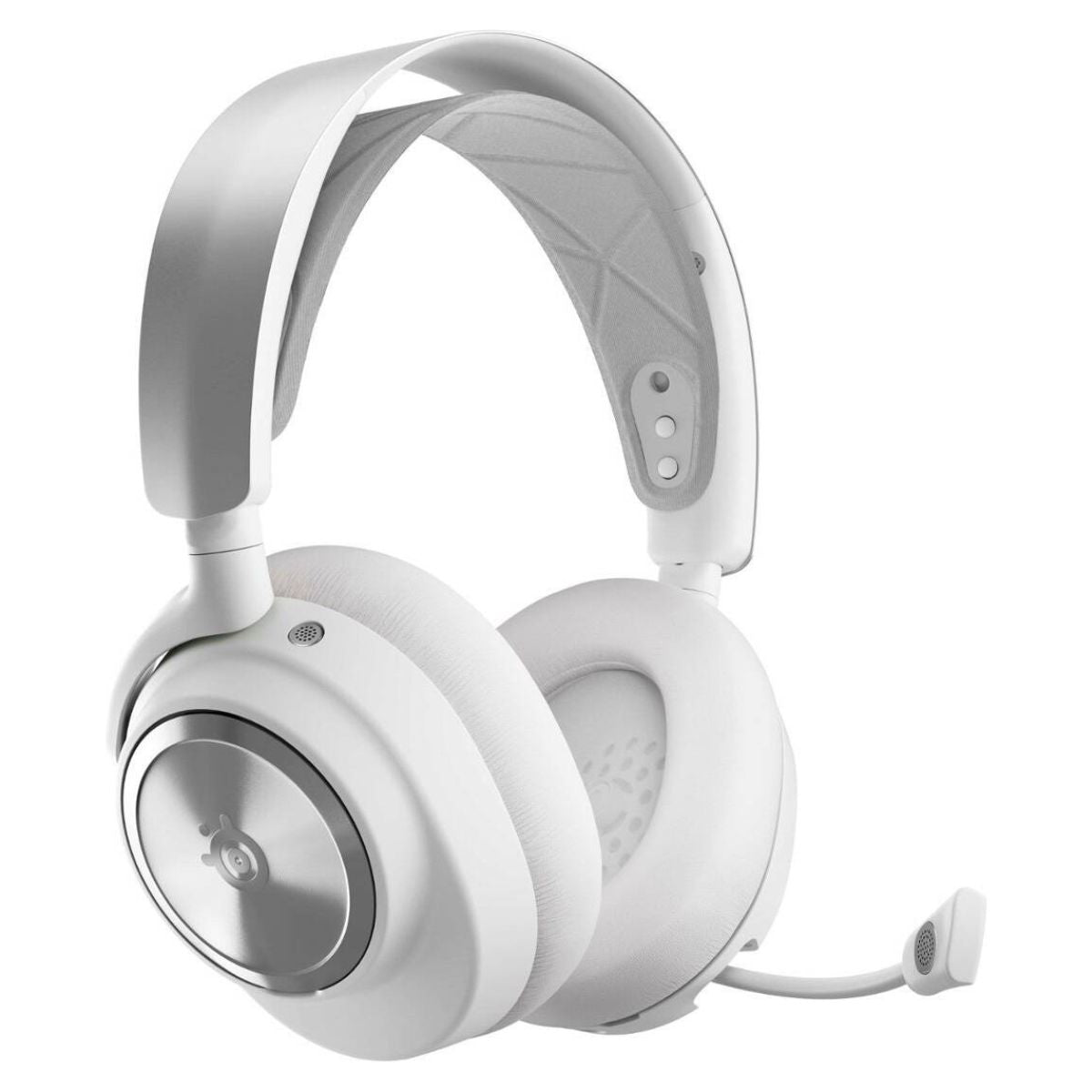 SteelSeries Arctis Nova Pro Wireless Gaming Headset, Infinity Power System, Dual Audio Streams, Active Noise Cancellation, ClearCast Gen 2 Mic, Compatible with PS4 / PS5 / PC | Black, White | 61520, 61525