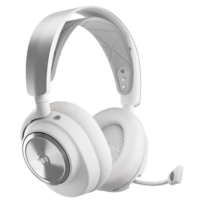 SteelSeries Arctis Nova Pro Wireless Gaming Headset, Infinity Power System, Dual Audio Streams, Active Noise Cancellation, ClearCast Gen 2 Mic, Compatible with PS4 / PS5 / PC | Black, White | 61520, 61525