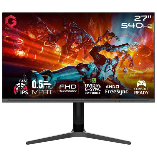 GAMEON GOTX27FHD540IPS Titan Pro X Series 27" FHD, 540Hz, MPRT 0.5ms, HDMI 2.1, Fast IPS Gaming Monitor (Supports PS5) - Black