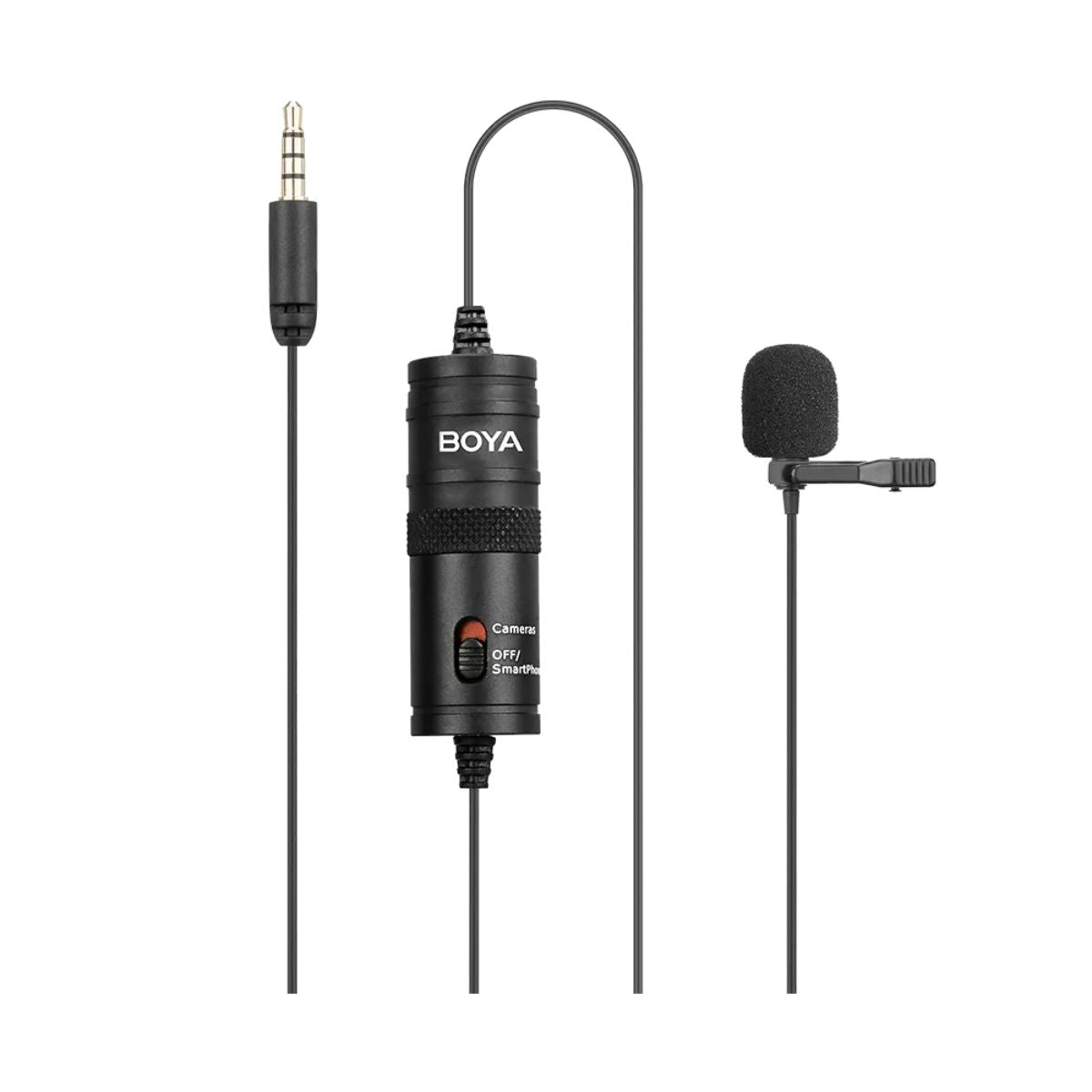 Boya BY-M1 Lavalier Microphone – Black