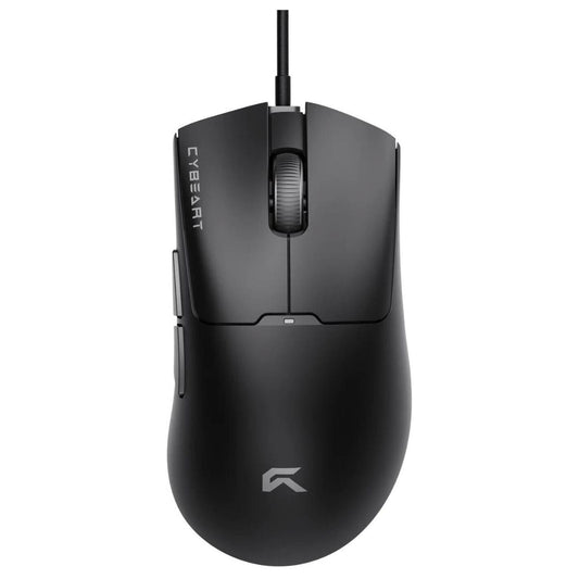 Cybeart Ghost Wired Gaming Mouse – 1000Hz, 49g Ultra-Light, RGB, 12,800 DPI (Black | MC-GHOST-CYB01)