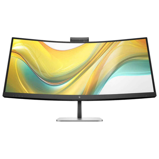 HP Series 5 Pro 534PM USB-C Conferencing Curved Monitor – 34" WQHD, 100Hz, 5MP Webcam, VA Panel, Black/Silver