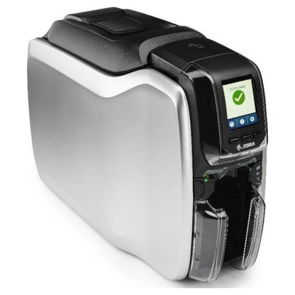 Zebra ZC300 Dual-Sided ID Card Printer | 300 DPI | USB 2.0 & Ethernet | Color LCD | 1500-Image Ribbon | ZC32-000C000EM00