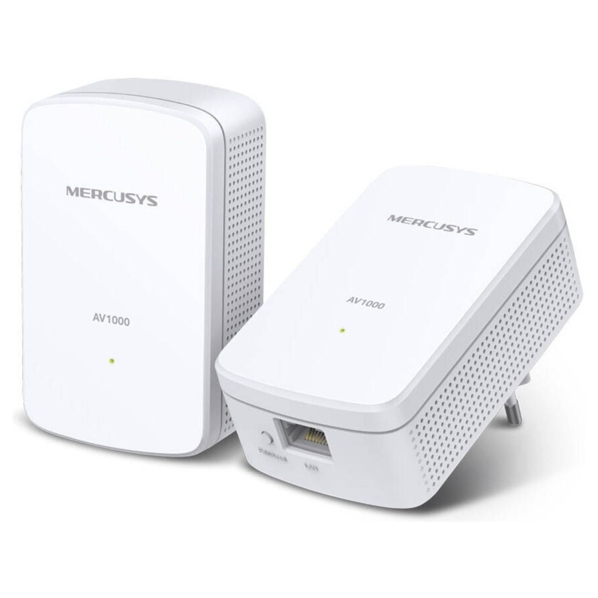 MERCUSYS MP500 KIT AV1000 Gigabit Powerline Starter Kit | 1000 Mbps HomePlug AV2 | 2 Gigabit Ethernet Ports | 128-Bit AES | 2-Pack